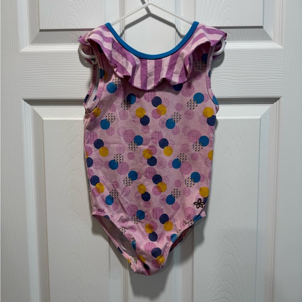 Pink and Blue Polka Dot Leotard